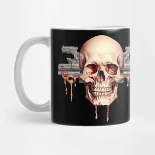 Skull with guns Mug